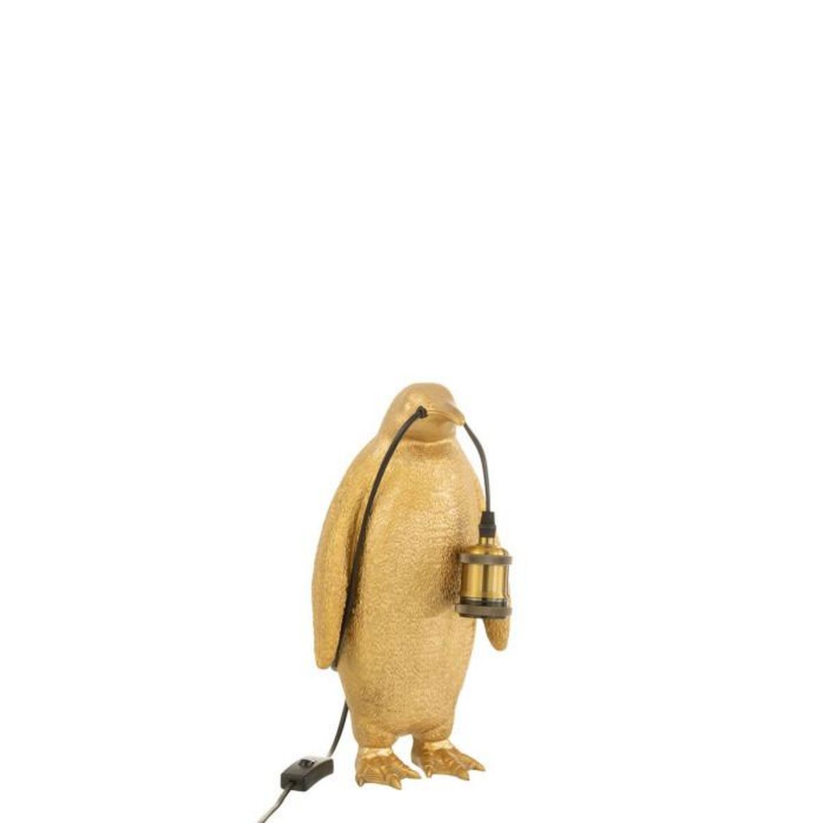 Paris Prix Lampe à Poser en Résine  Pingouin  35cm Or