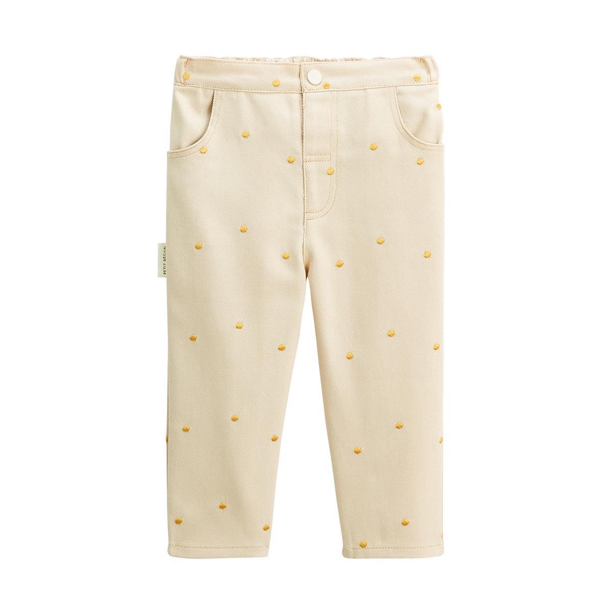 Petit Béguin Jean enfant Swan. Coloris disponibles : Beige