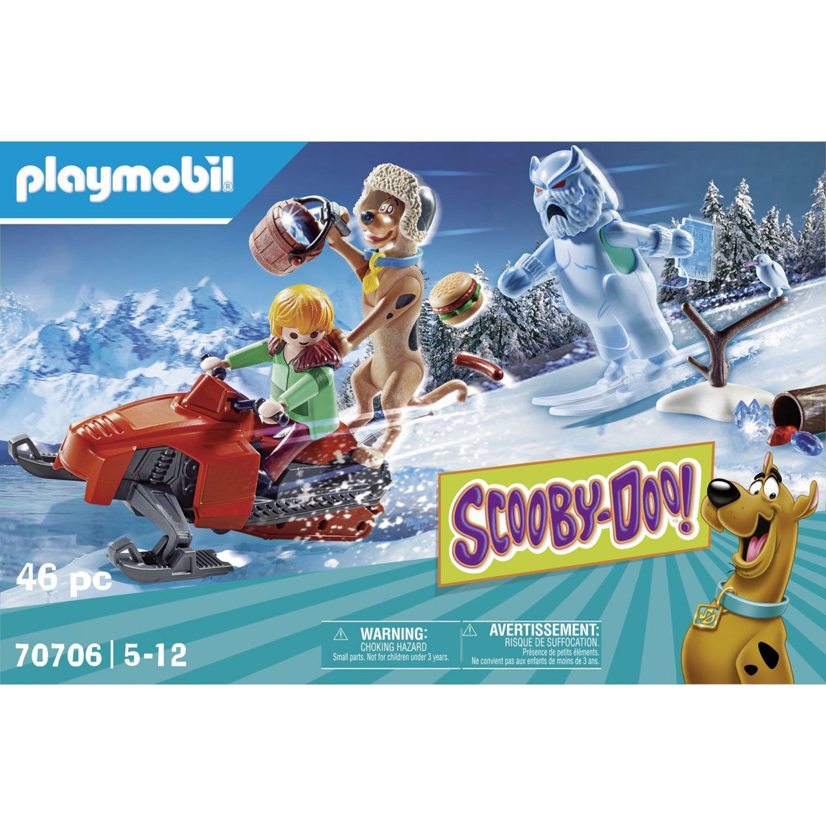 PLAYMOBIL 70706 Scooby-Doo - SCOOBY-DOO avec spectre des neiges