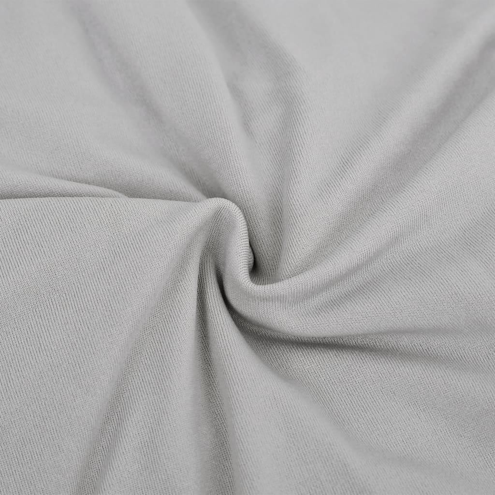 Voir la diapositive 4 : VIDAXL Housse extensible de canape 4 places Gris Jersey de polyester