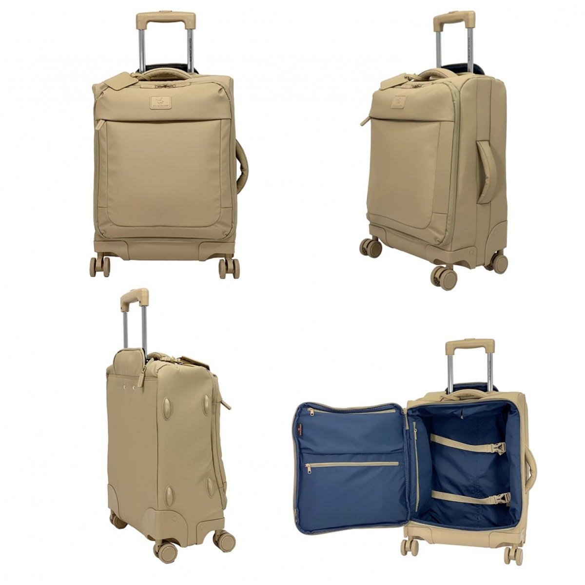 David Jones Lot de 3 valises souples dont 1 valise cabine