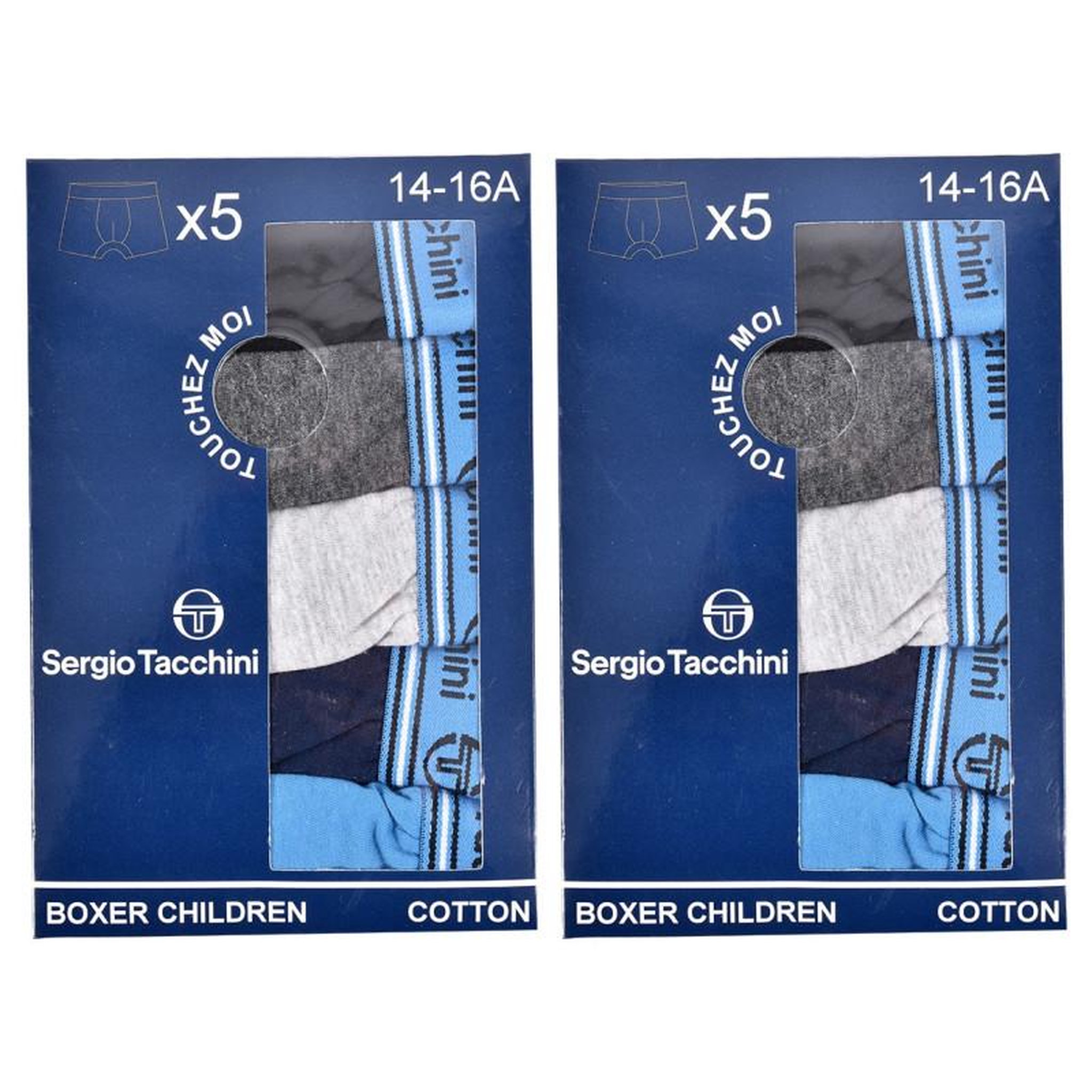 Voir la diapositive 3 : SERGIO TACCHINI Boxer Enfant SERGIO TACCHINI Lot de 10