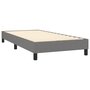 Voir la diapositive 5 : VIDAXL Sommier a lattes de lit avec matelas et LED Gris fonce 80x200cm