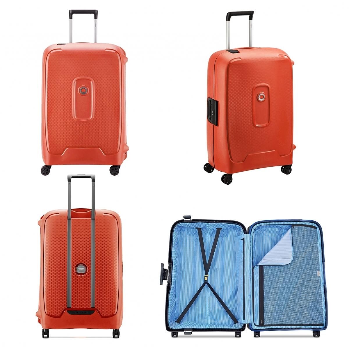 Delsey Grande valise rigide Montcenis TSA polypropylène 76cm