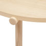 Voir la diapositive 2 : ATMOSPHERA Table Basse Ronde  Arden  82cm Beige