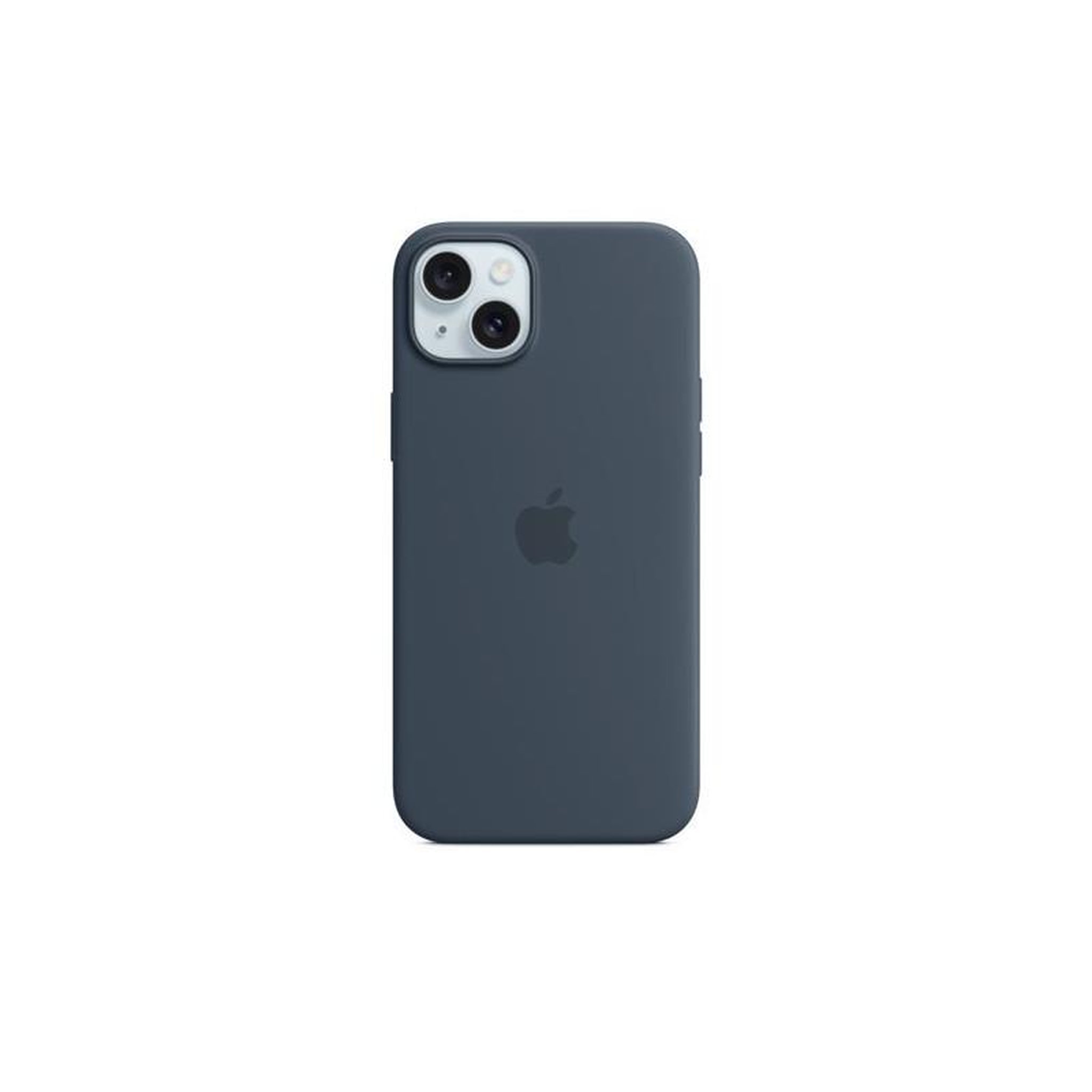 APPLE Apple Coque en silicone avec MagSafe pour iPhone 15 Plus Bleu orage