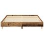 Voir la diapositive 5 : VIDAXL Cadre de lit sans matelas vieux bois 150x200 cm bois ingenierie