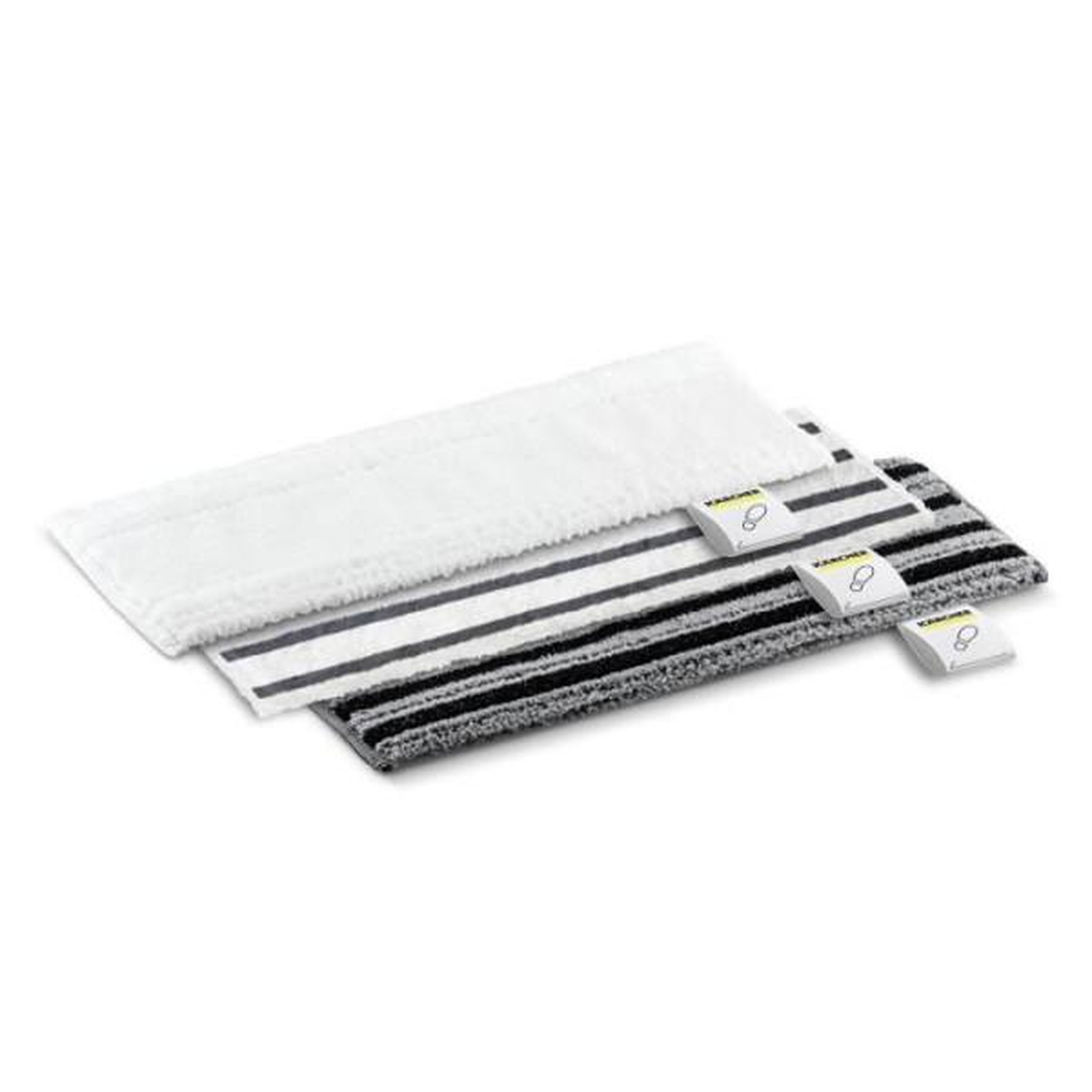 KARCHER Jeu de 3 serpillieres microfibres pour buse sol Easy Fix (1 souple, 1 abrasive, 1 tres abrasive) - 2.863-341.0