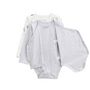 Voir la diapositive 6 : Petit Béguin Lot de 2 bodies bébé manches longues ouverture croisée Chatmallow