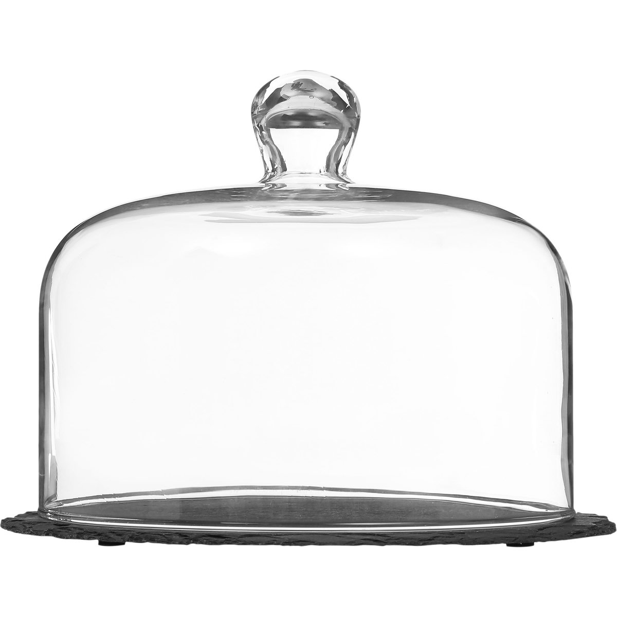 Cloche à fromage ardoise et verre