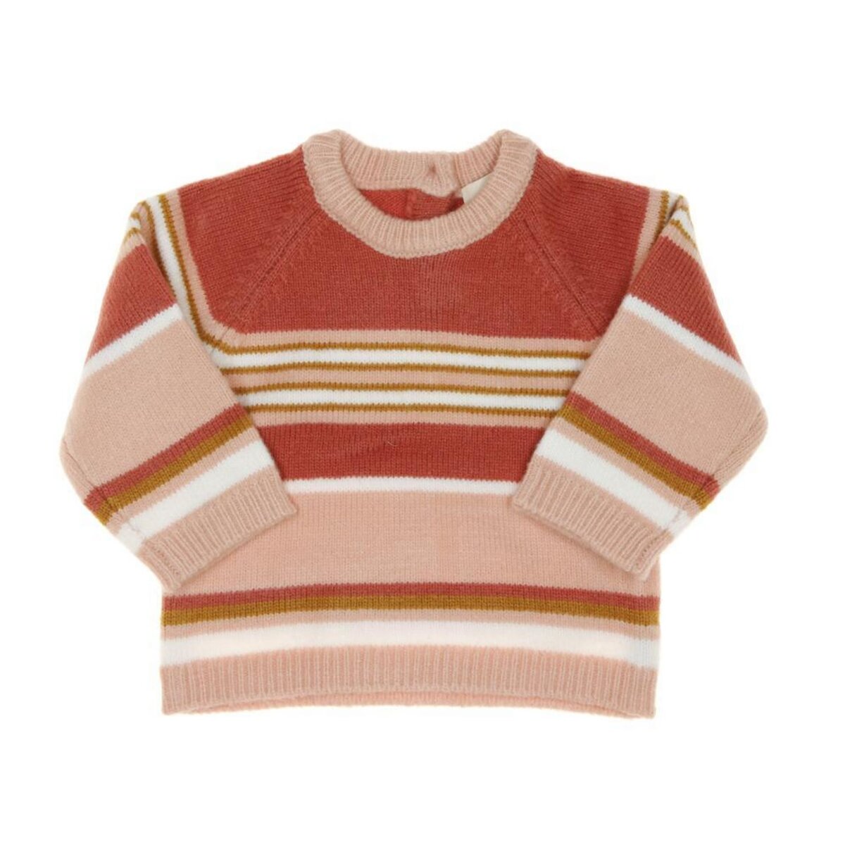 ELLE EST OU LA MER Pull  à rayures Fille EOM Koray