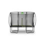 Voir la diapositive 4 : EXIT TOYS Trampoline Silhouette rectangulaire 214 x 305 cm Noir - Exit Toys