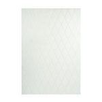 Paris Prix Tapis Shaggy Géométrique  Vivica  Blanc. Coloris disponibles : Blanc