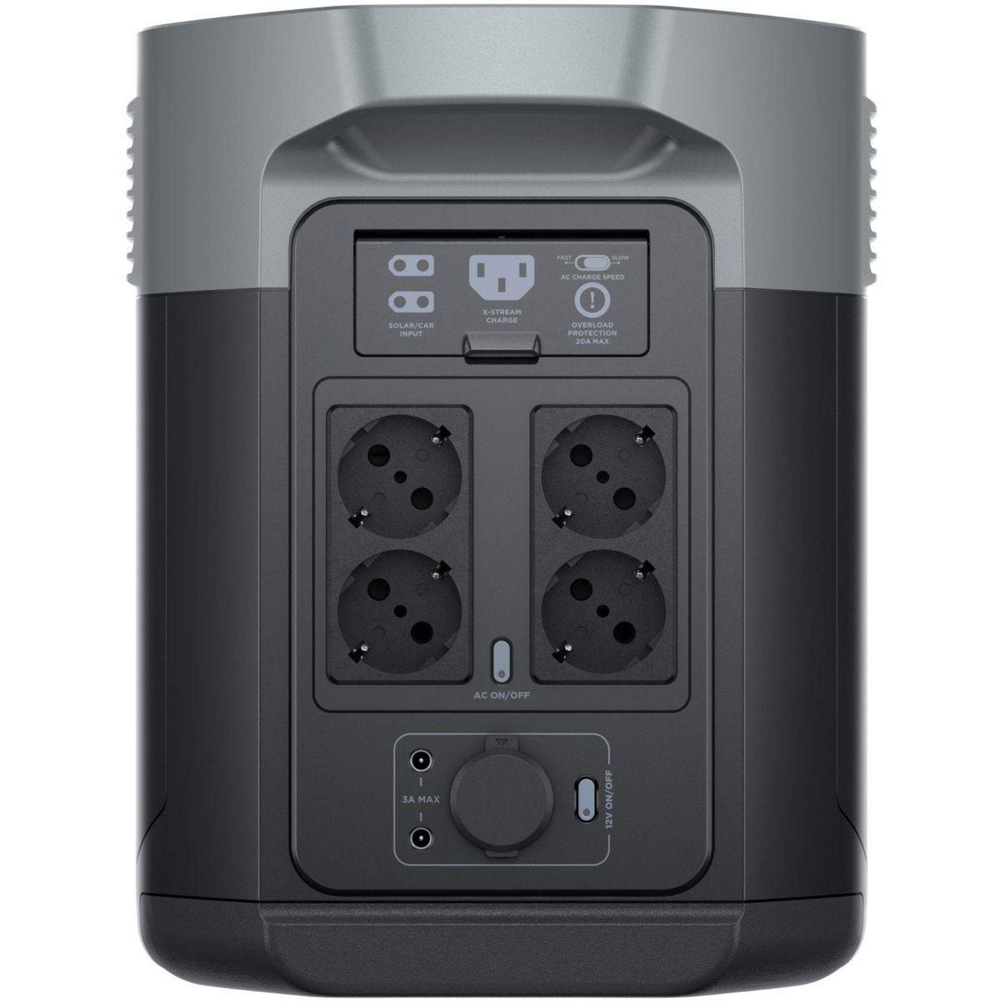 Voir la diapositive 2 : ECOFLOW Batterie nomade DELTA 2 Max 2048 Wh