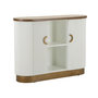 Voir la diapositive 1 : Paris Prix Bahut 2 Portes en Bois  Tolosa  121cm Blanc & Naturel
