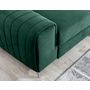 Voir la diapositive 3 : BEST MOBILIER Talisay - canapé d'angle droit - 5 places - convertible avec coffre - en velours