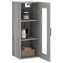 Voir la diapositive 5 : VIDAXL Armoire murale sonoma gris 34,5x34x90 cm
