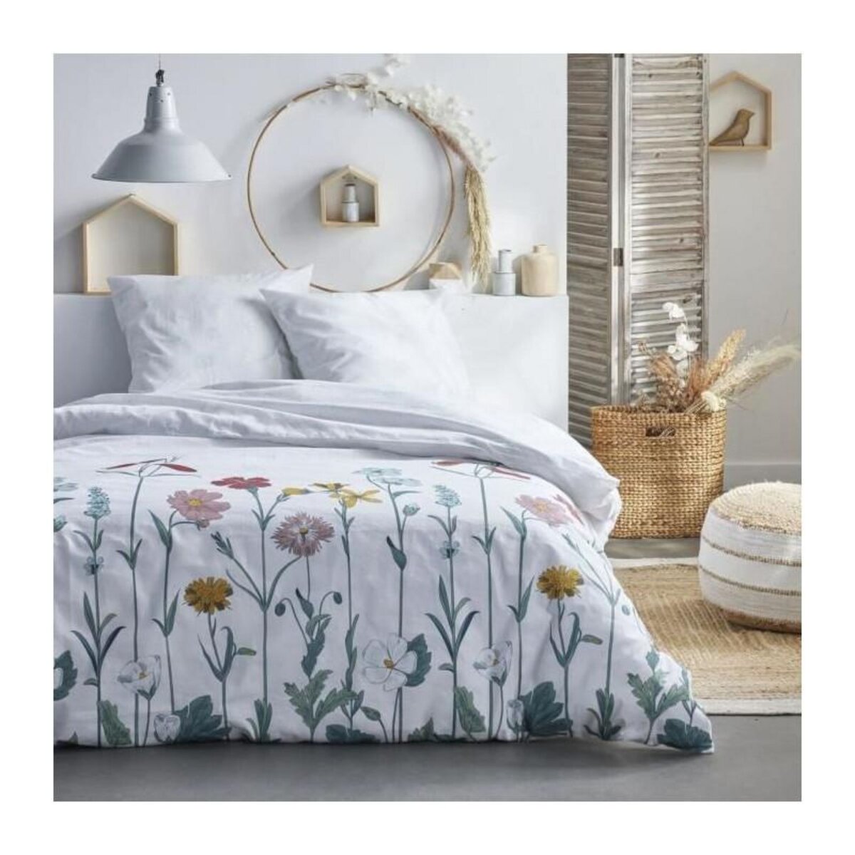 Today Parure de lit 2 personnes - TODAY - Sunshine 16.20 - 240 x 260 cm - 100% Coton imprimé