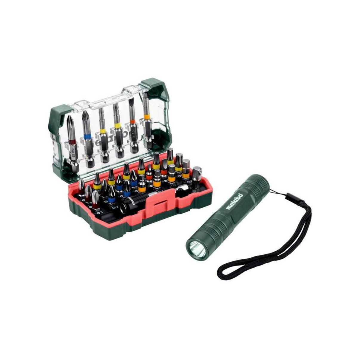 METABO SAS Coffret d'embouts SP - 29 pièces + Mini Flash light
