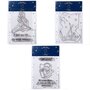  7 Tampons transparents Le Petit Prince Messages + Paysage + Fleur