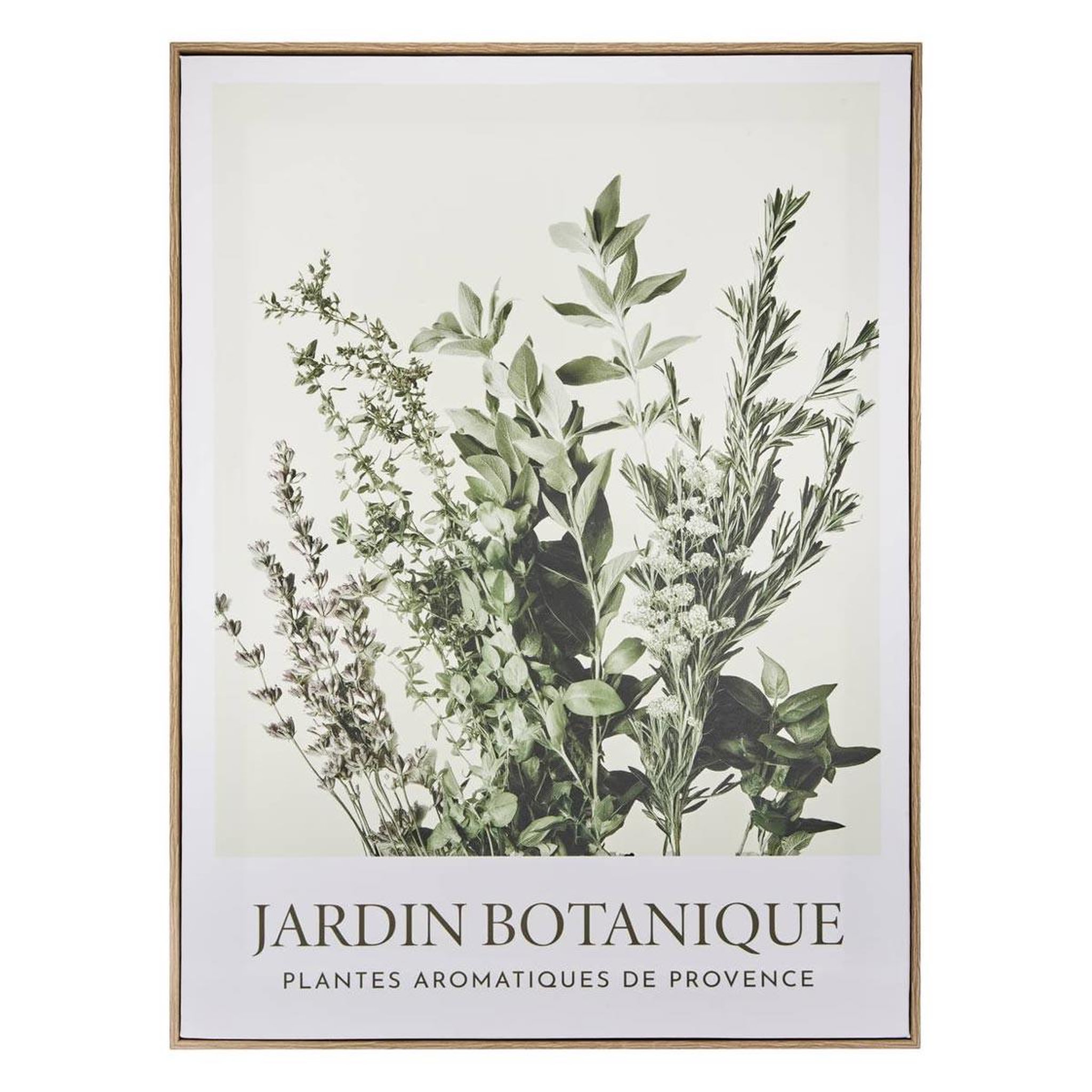 ATMOSPHERA Toile imprimée jardin  cecilia  45x60cm vert