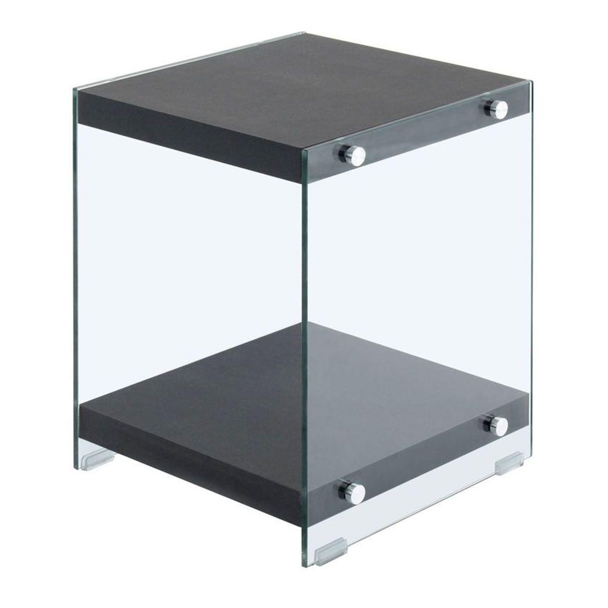 Voir la diapositive 1 : Paris Prix Table d'appoint en bois  elementary  45cm noir mat