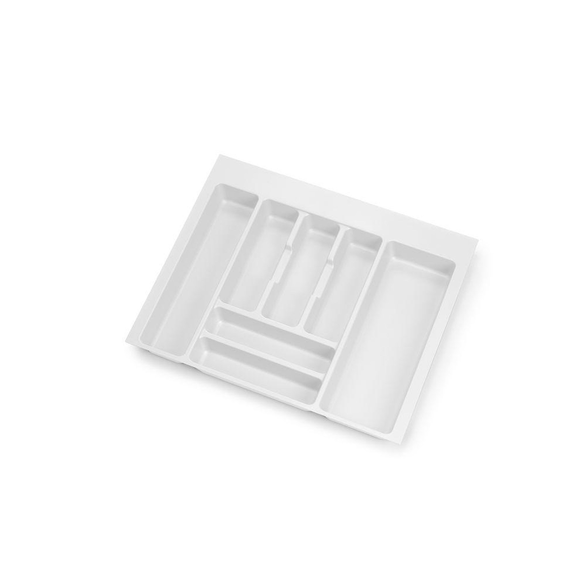 EMUCA SRL Range-couvert Optima Vertex/Concept 500mm (Panneau 16mm), Module 600 mm, Plastique blanc
