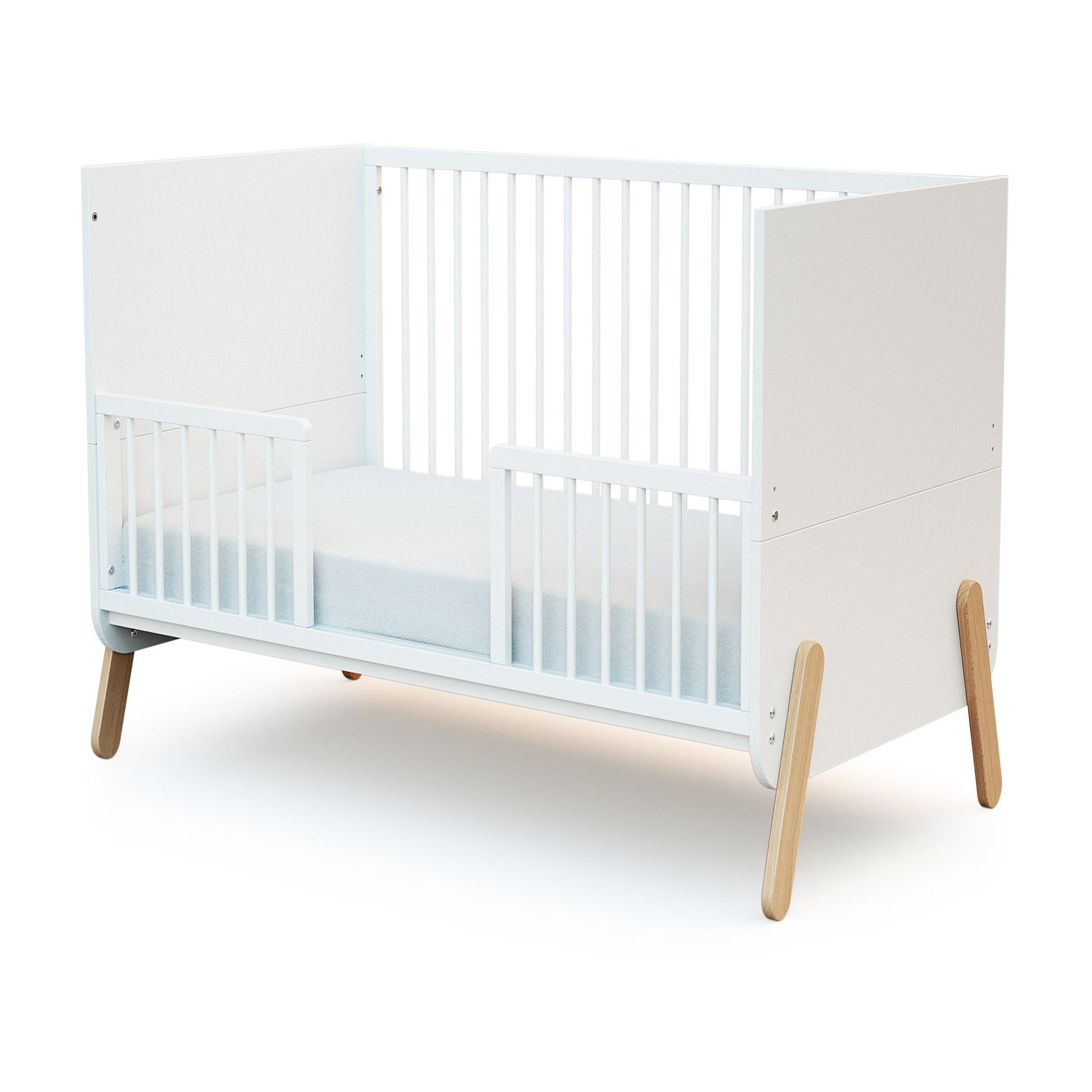 Voir la diapositive 2 : AT4 Barrière de lit bébé FESTIVE en bois
