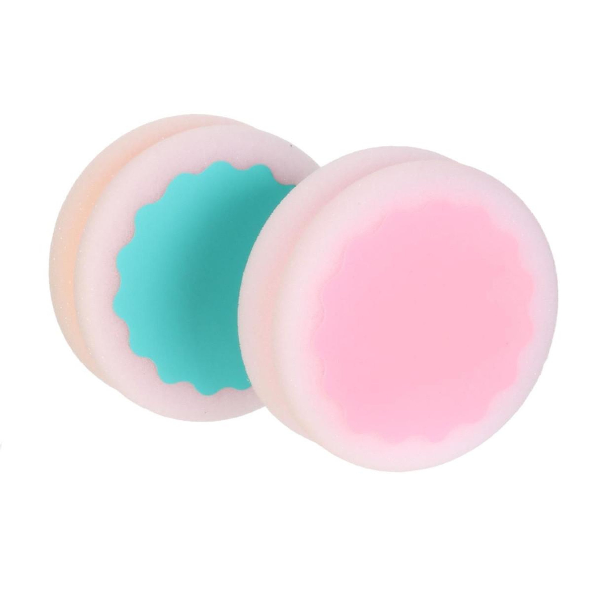 Voir la diapositive 3 : Cosmetic Club Éponge dépilatoire  sans douleur  7cm rose & bleu