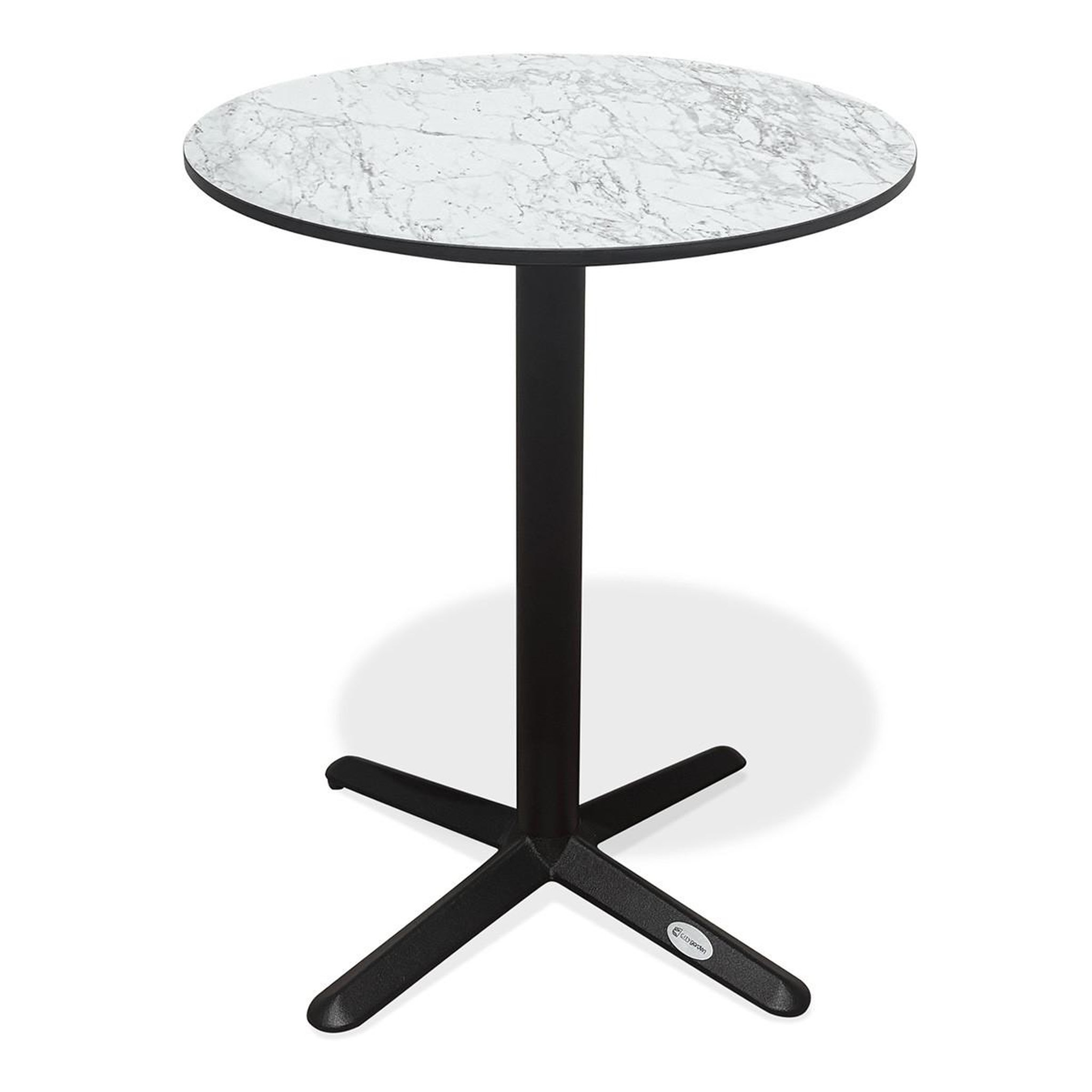 Paris Prix Table de jardin ronde  bistro  60cm blanc