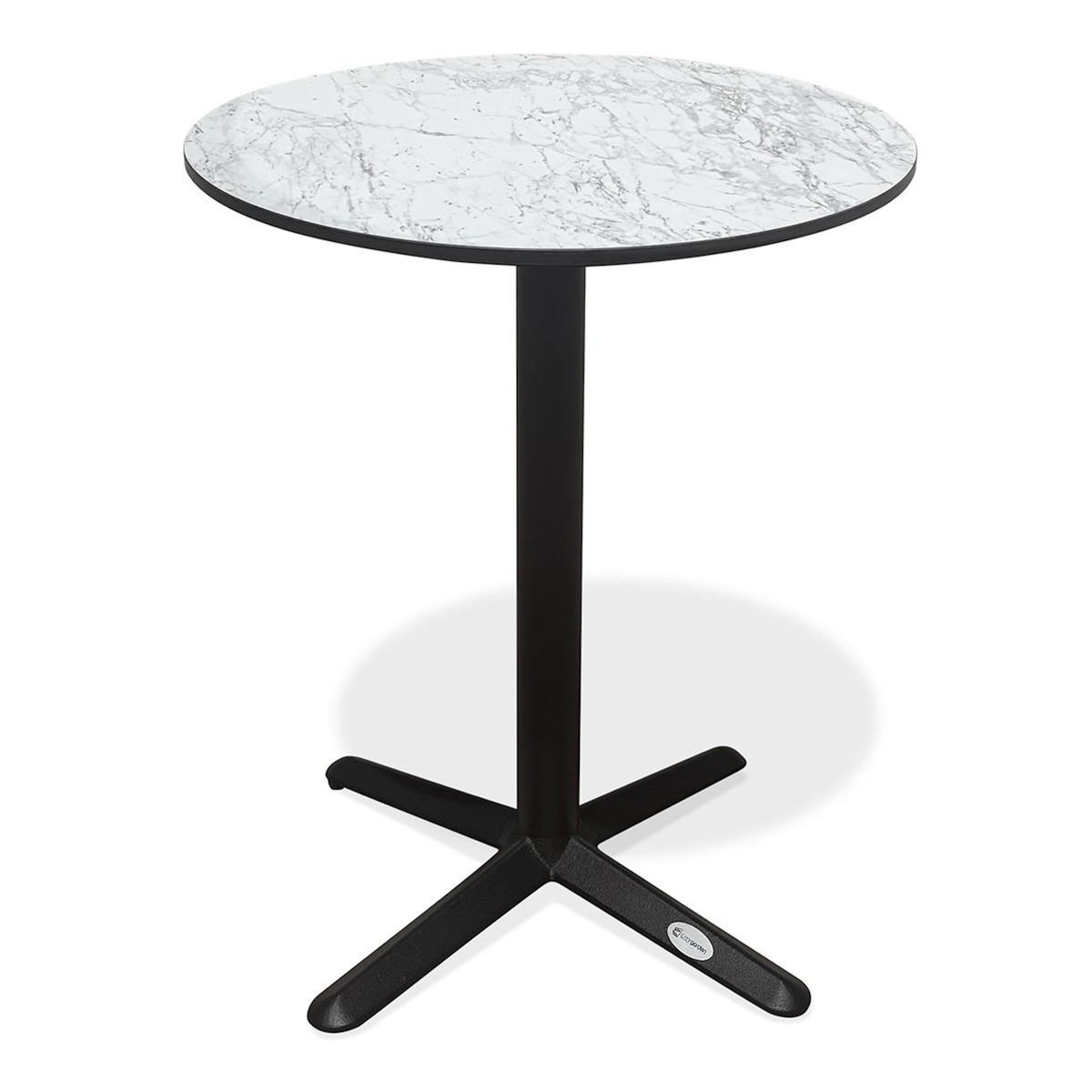 Paris Prix Table de Jardin Ronde  Bistro  60cm Blanc
