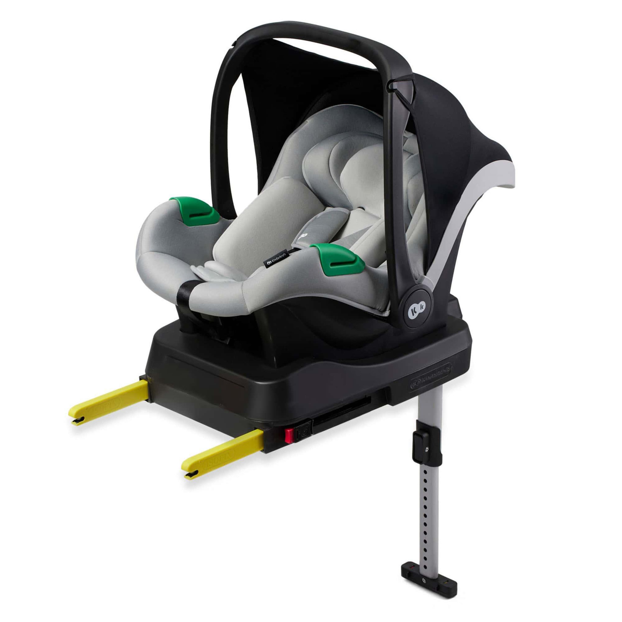 Voir la diapositive 1 : KINDERKRAFT Siège auto i-Size naissance avec protections renforcées