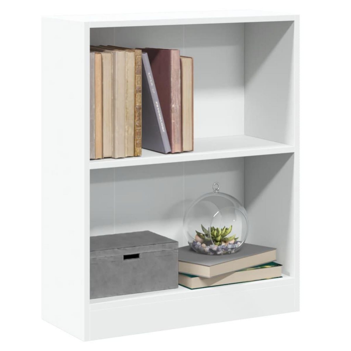 VIDAXL Bibliotheque Blanc 60x24x76 cm Bois d'ingenierie