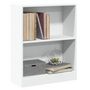 Voir la diapositive 4 : VIDAXL Bibliotheque Blanc 60x24x76 cm Bois d'ingenierie