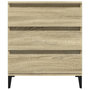 Voir la diapositive 5 : VIDAXL Buffet Chene sonoma 60x35x70 cm Bois d'ingenierie