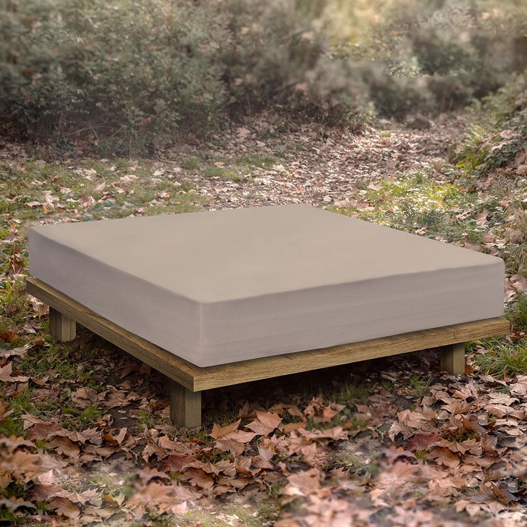 Voir la diapositive 2 : BELLECOUR Bellecour literie | alèse b-sensible taupe | impermeable & anti-acariens