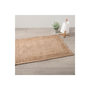 Voir la diapositive 4 : ATMOSPHERA Tapis rectangulaire en jute Scandi - L. 60 x l. 90 cm - Marron