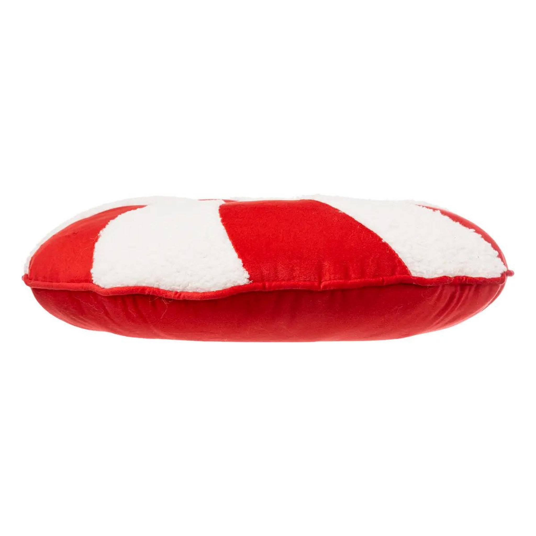 Voir la diapositive 3 : ATMOSPHERA Coussin déco rond  bonbon  40cm rouge