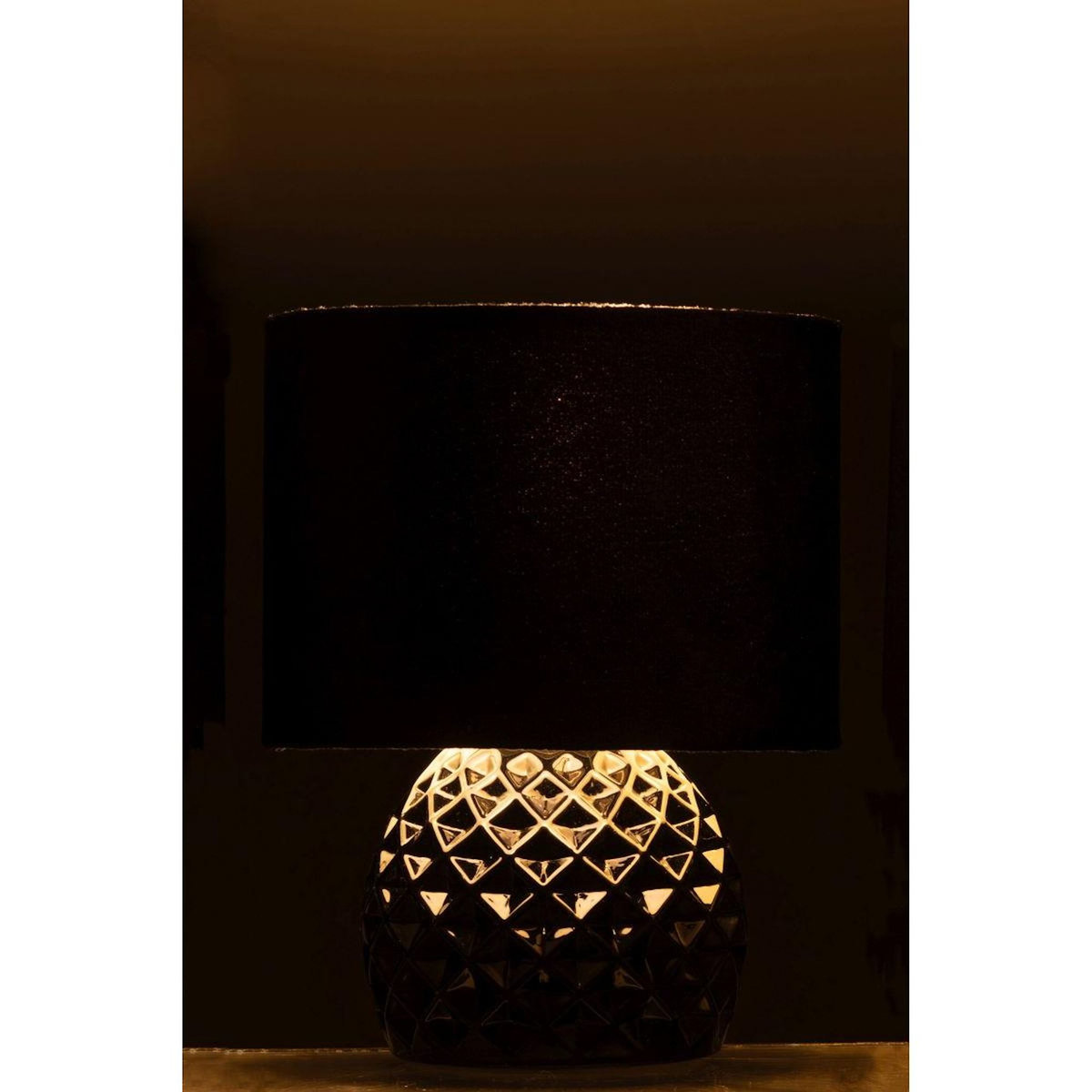 Paris Prix Lampe à Poser en Verre  LED  23cm Noir