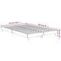 Voir la diapositive 6 : VIDAXL Cadre de lit sans matelas chene fume 120x190 cm bois ingenierie