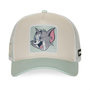 Voir la diapositive 2 : CAPSLAB Casquette trucker avec filet Tom and Jerry Tom