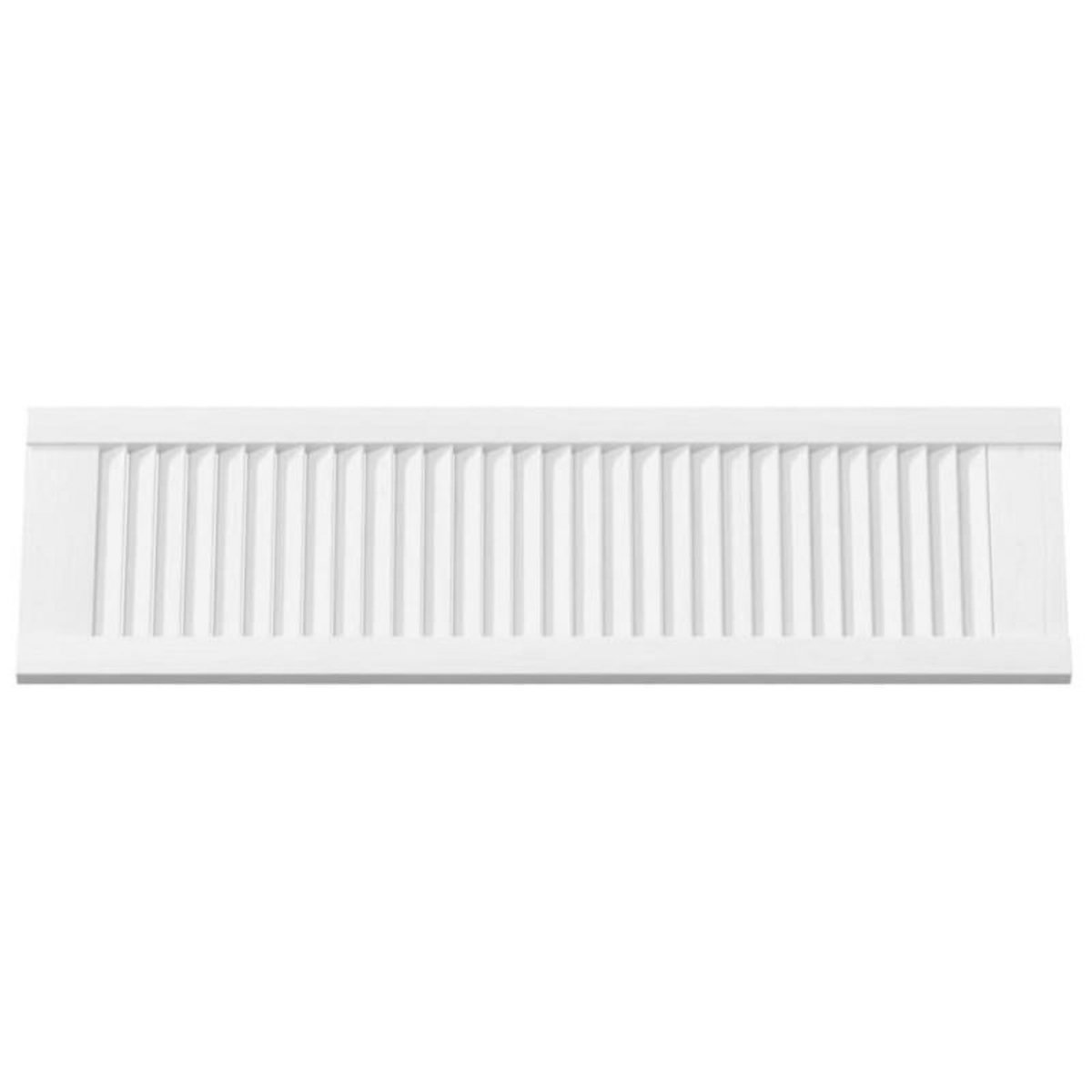 VIDAXL Portes d armoire à persiennes 4 pcs blanc 99x29,5 cm