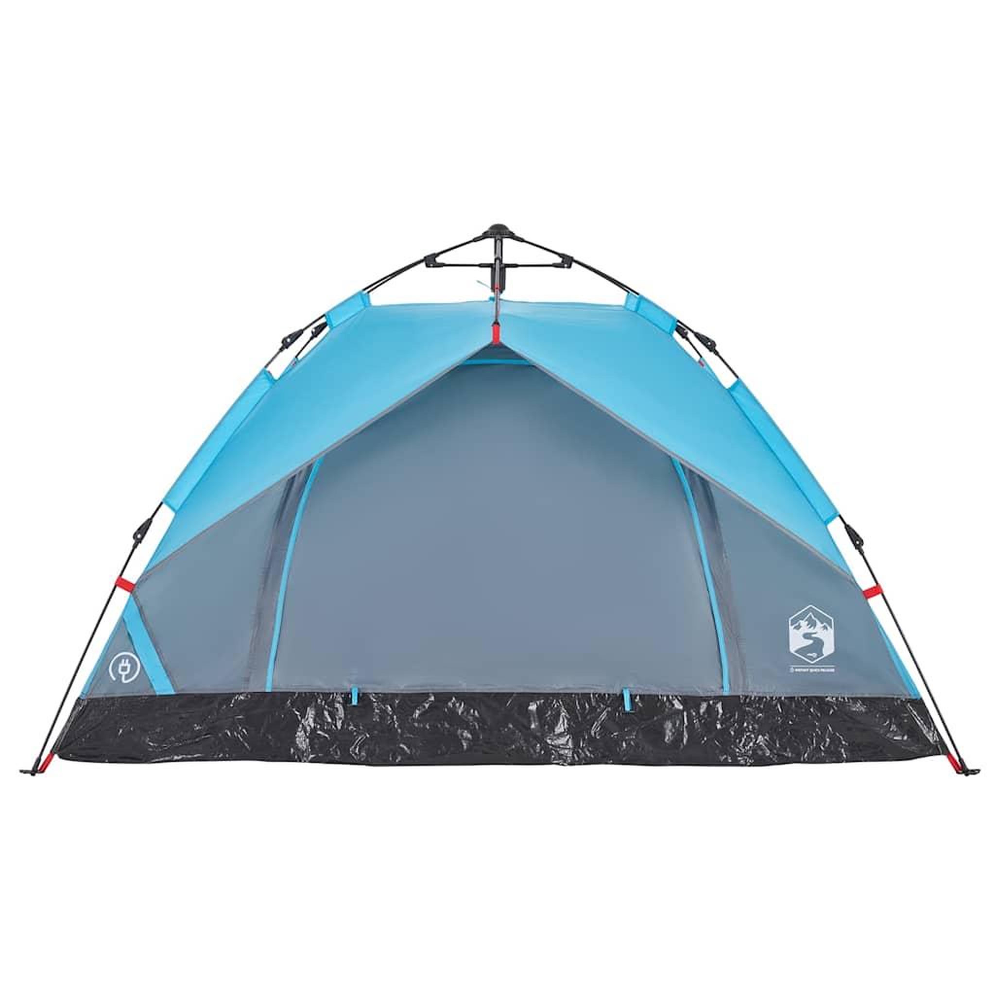 Voir la diapositive 5 : VIDAXL Tente de camping a dome 3 personnes bleu liberation rapide