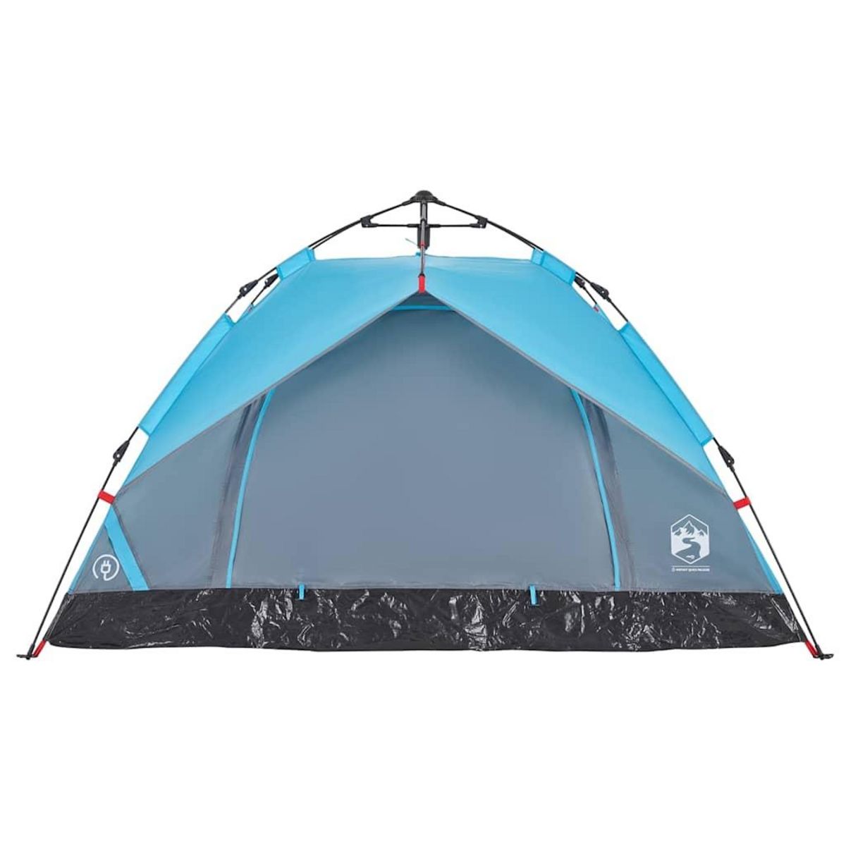 VIDAXL Tente de camping a dome 3 personnes bleu liberation rapide