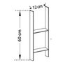 Voir la diapositive 6 : Forest Style Carport toit plat - Bois traité autoclave - 16,5 m² - VICTOR + Supports de fixation inclus