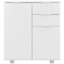 Voir la diapositive 3 : VIDAXL Buffet Blanc brillant 71 x 35 x 80 cm Bois d'ingenierie