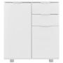 Voir la diapositive 3 : VIDAXL Buffet Blanc brillant 71 x 35 x 80 cm Bois d'ingenierie
