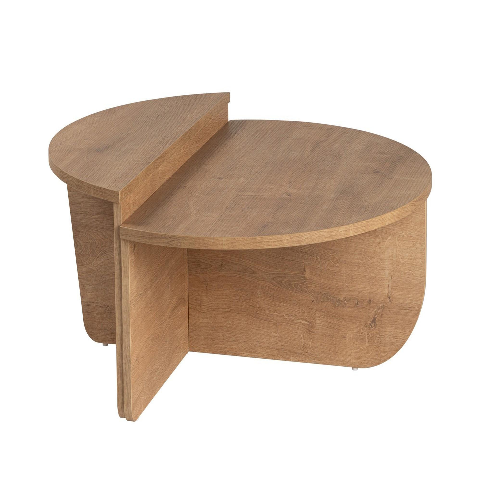 Habitat et Jardin Table basse en bois  orion  - 90 x 60 x 30 cm - chêne miel