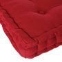 Voir la diapositive 4 : ATMOSPHERA Coussin de Sol  Dorian  40x40cm Rouge