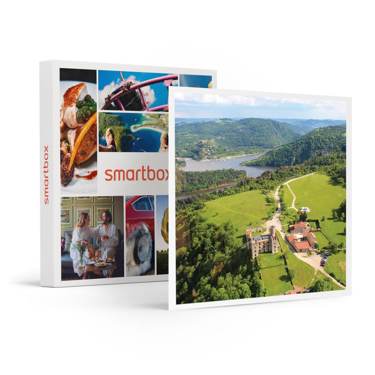 Smartbox Vol en hélicoptère de 20 min près de Saint-Étienne pour 2 personnes - Coffret Cadeau Sport & Aventure